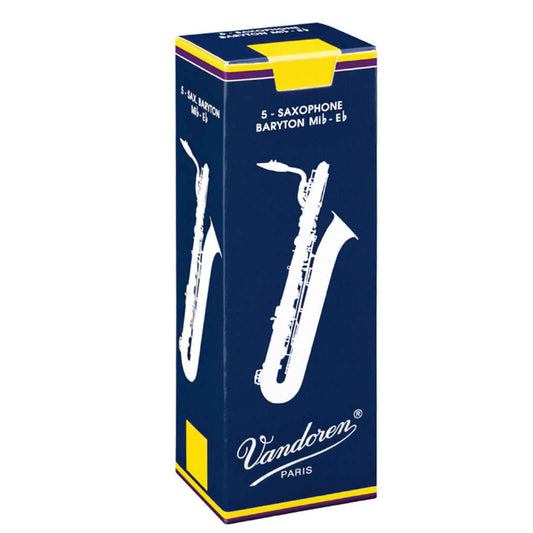 Vandoren Traditional Baritone Sax Reeds (3.0) Box of 10