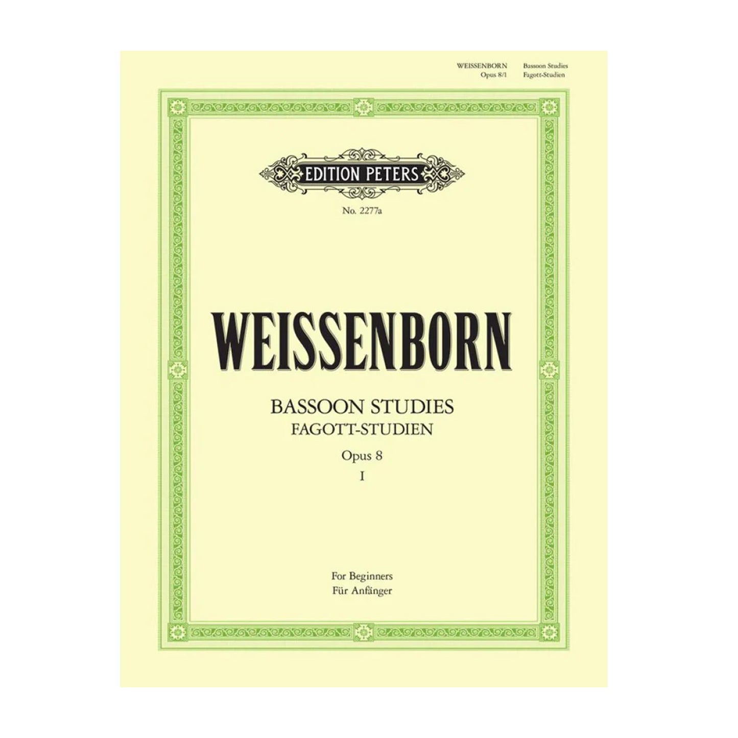 Weissenborn Bassoon Studies