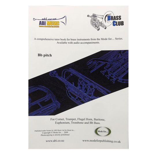 Brass Tutor Book - Bb Pitch