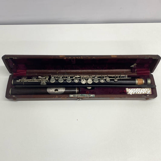 Vintage Montague Bros/J. Mollenhauer Wooden Flute