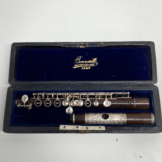 Vintage A. Bonneville Paris Wooden Piccolo