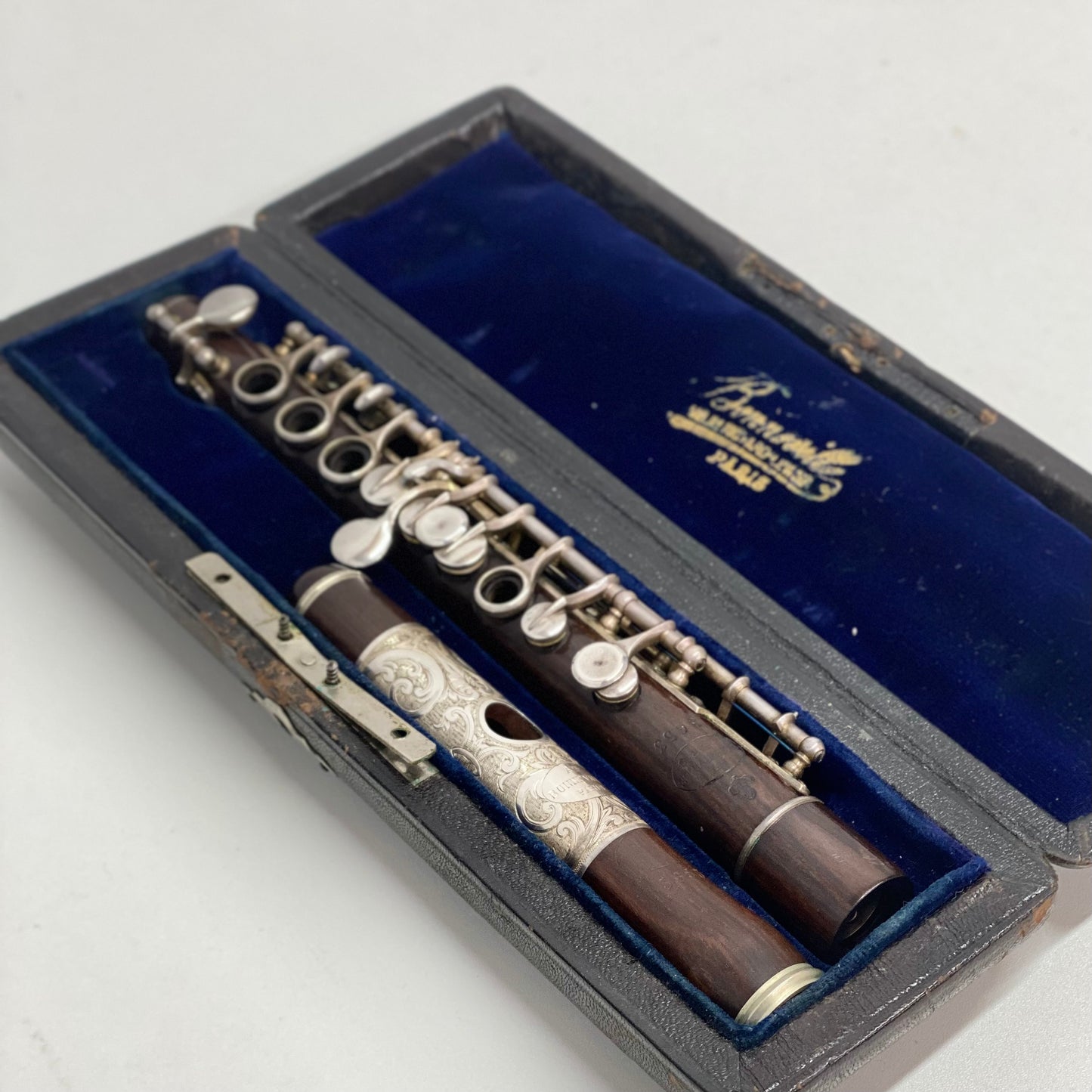 Vintage A. Bonneville Paris Wooden Piccolo