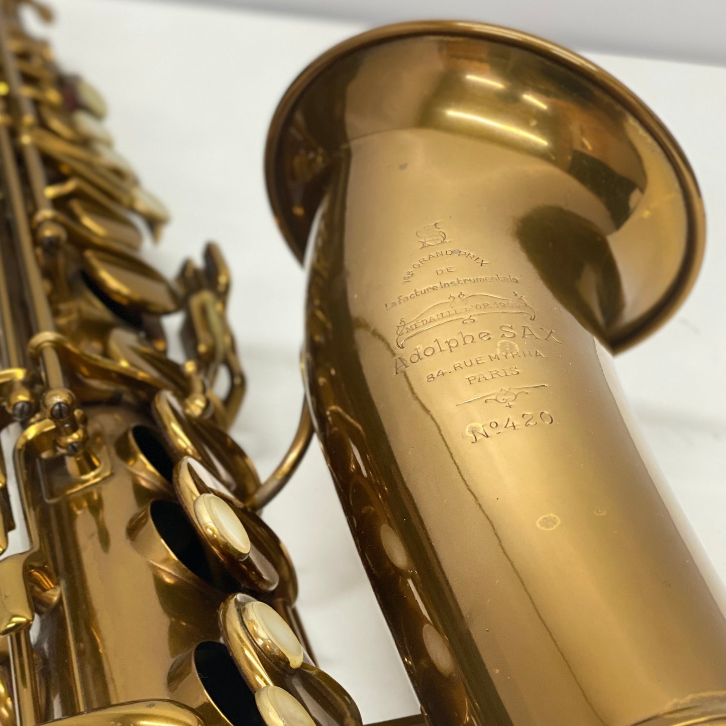 RARE Vintage Adolphe Sax Alto Saxophone