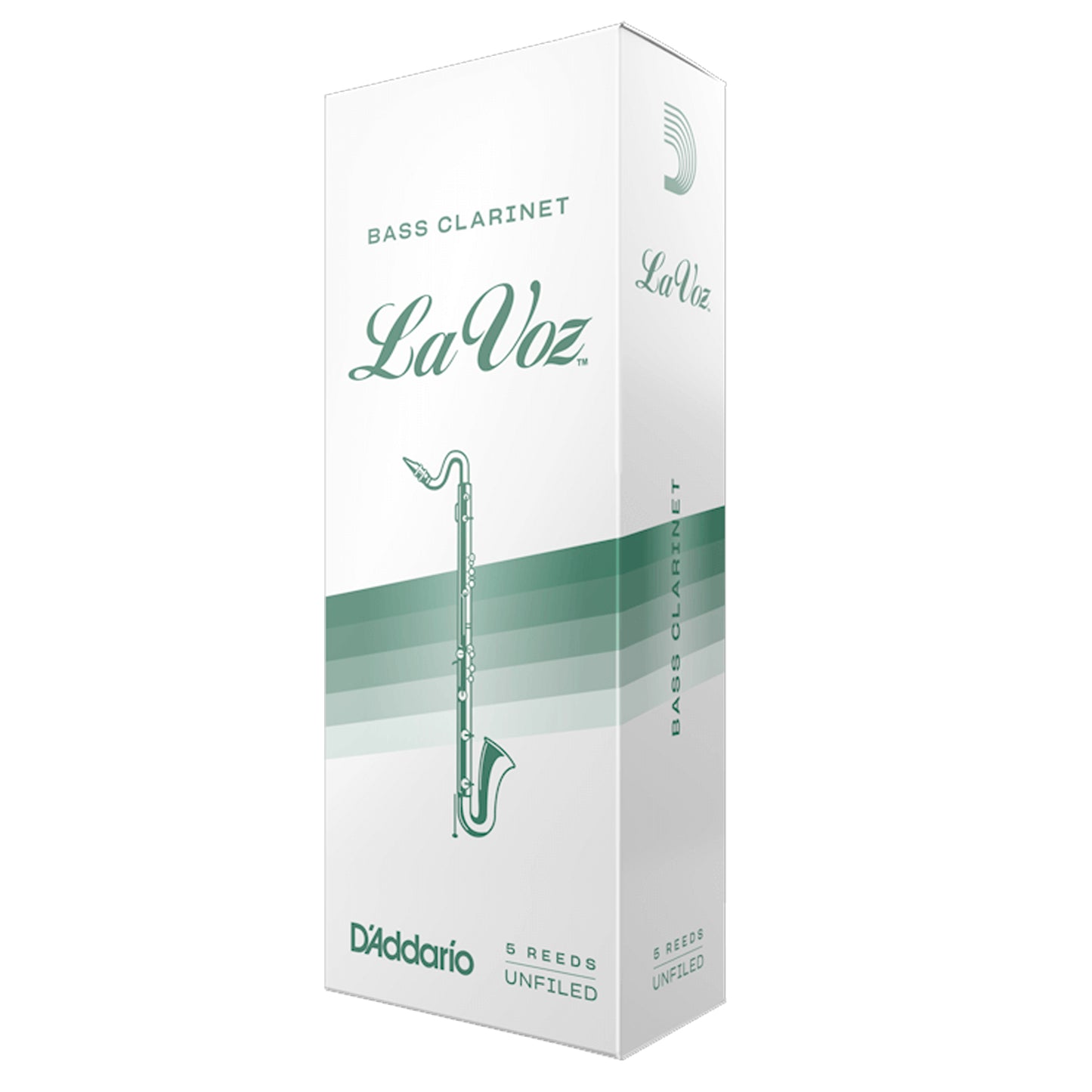 La Voz Bass Clarinet Reed - Unfiled - (Hard) - Box of 5