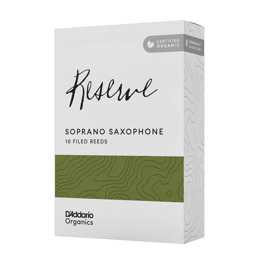 Organic Reserve Soprano Saxophone Reeds Box of 10