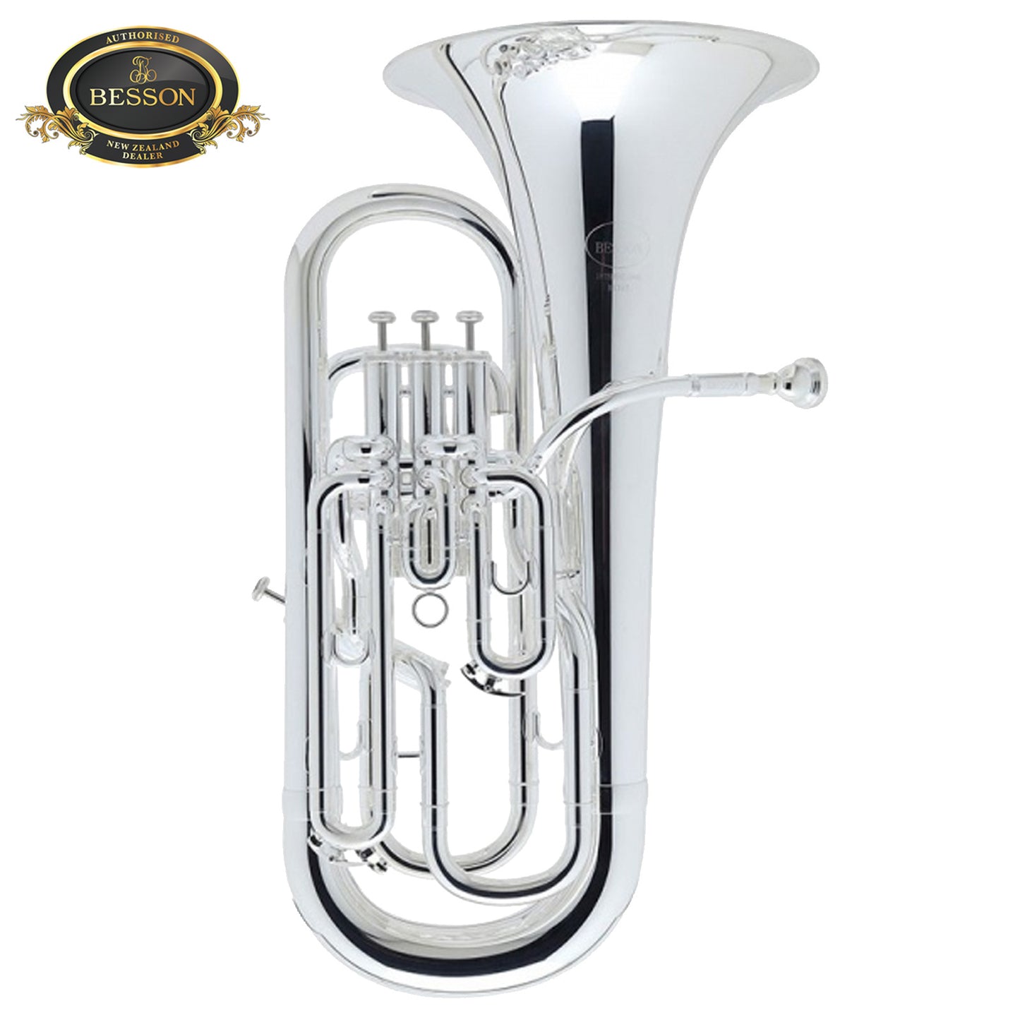 Besson BE968 Sovereign Bb Euphonium, Silver
